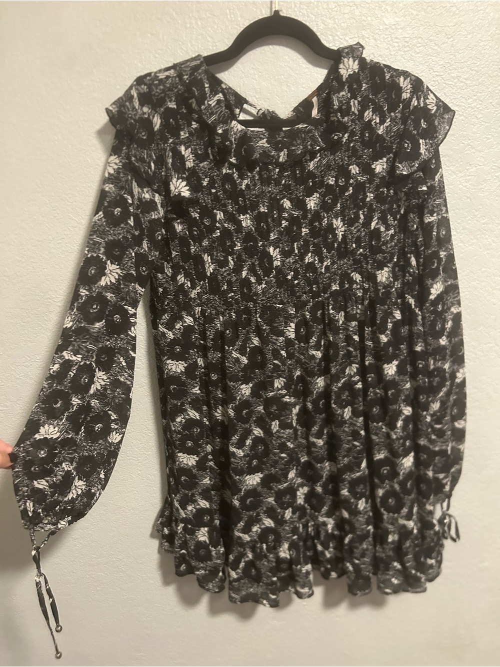 Free people sheer floral dress